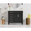 Meuble-lavabo simple 36 po avec plateau Leeonie