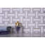 Basketweave Polished Marble Tile