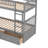 Gilba Kids Twin Over Twin Bunk Bed-735422356