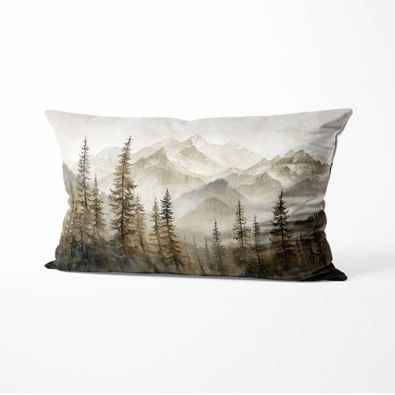 Coussin décoratif Timber and Peaks, H 12 po x l 20 po