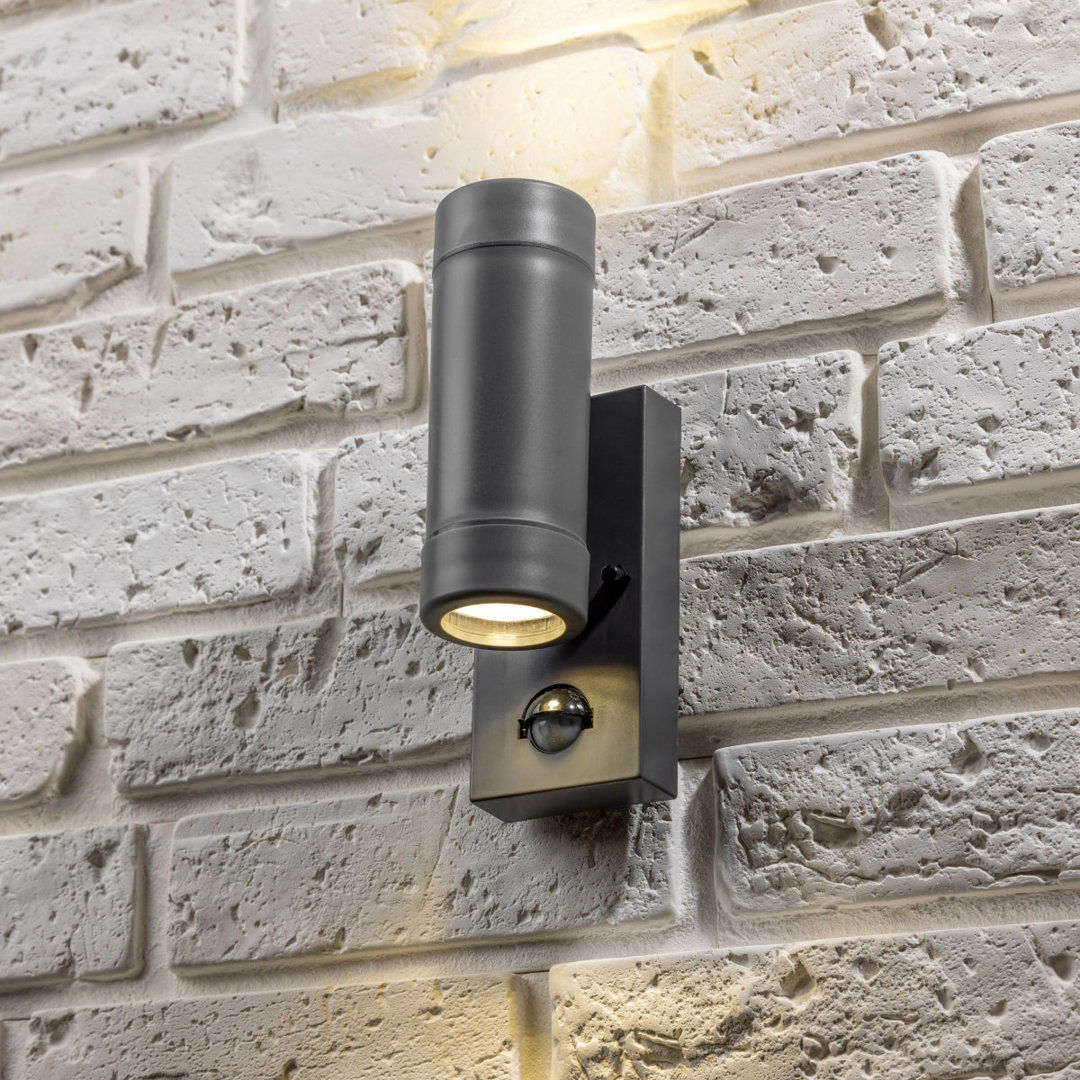 Bonne Dark Grey 21cm H Outdoor Wall Lantern