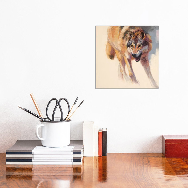Wolf Study IV by Julie T. Chapman - Wrapped Canvas Print, 30.48cm H x 30.48cm W