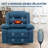 KORSER Recliner Chair With Heat And Massage,Oversized Recliner, 360°Swivel Manual Recliners For Living Room, Rocker Recliner With Side Pockets-802707625