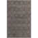 Tapis gris argenté à motif géométrique glam