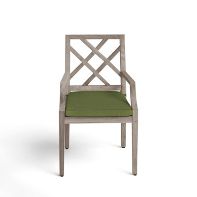 Haley Patio Dining Armchair with Cushions