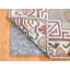 Tapis carré en laine noué à la main ivoire 2 pi x 2 pi 2 po 90BBD15F1EA4441AAA29F5A21D2AF361