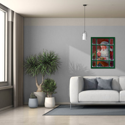 «Santa Window 2 on Canvas» par David Lindsley, reproduction
