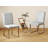 Kamden Heavy-Duty Faux Leather Dining Chairs with Iron Frame-119462440-115285066