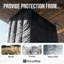 Fencer Wire 4 mil Black Plastic Sheeting Roll, Heavy-Duty Plastic Sheet, Multi-Purpose-123277789