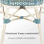  Ensemble de 2 chaises d'extérieur avec rotin en osier d'aluminium tissé à la main-85362037