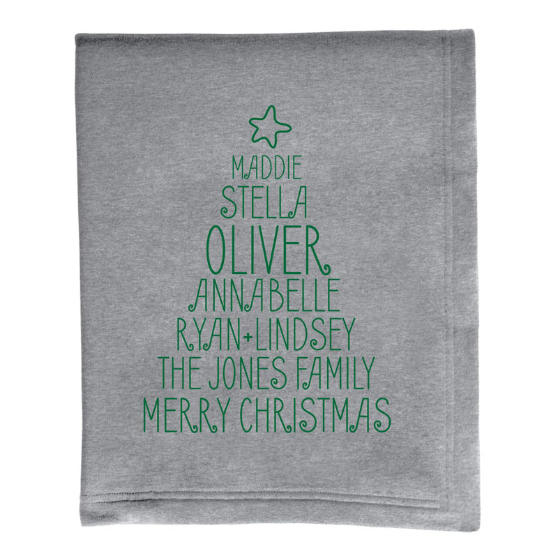 Hand Woven Throw Blanket, Gray