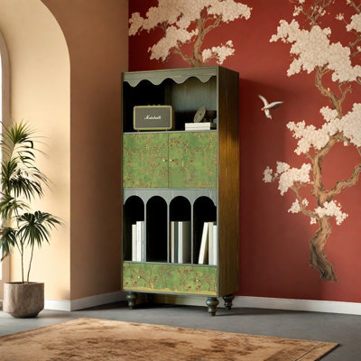 French Retro Minimalist Style Bookcase