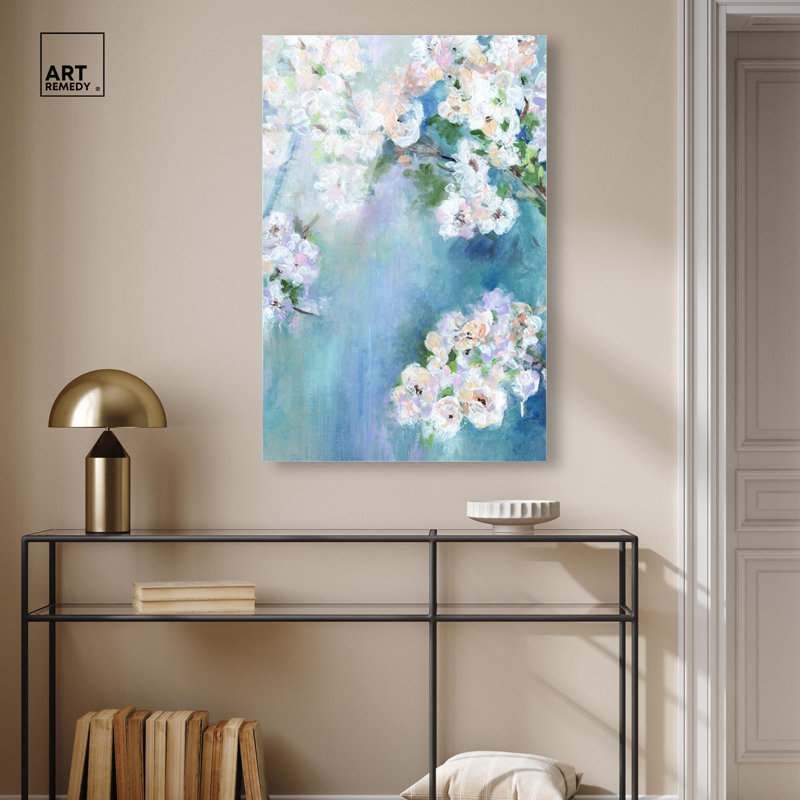 «Brighten My Day II», reproduction d'art acrylique par Art Remedy, H 36 po x l 24 po