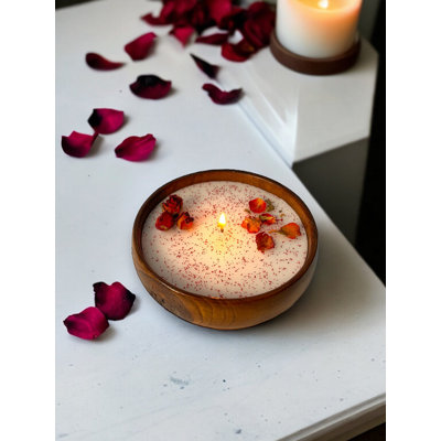 Wood Tabletop Candlestick