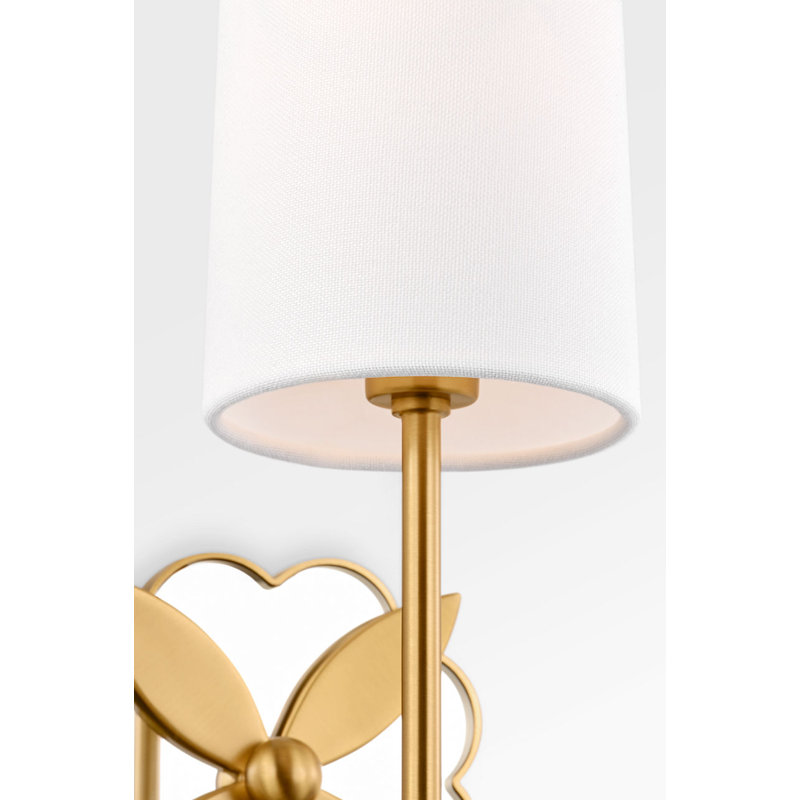 Spencer 14 Sconce, Burnished Brass