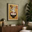 Mochi Rabbit Japandi 1 Piece Wrapped Canvas Wall Art-1063195115-1063195117
