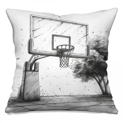 Coussin Basketball, coussins décoratifs double face