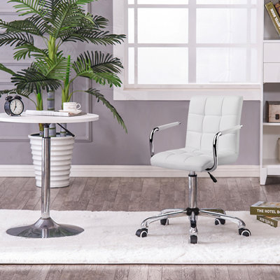 Rawtenstall 360° Swivel Height Adjustable  Ergonomic Office Chair with Removable Arms