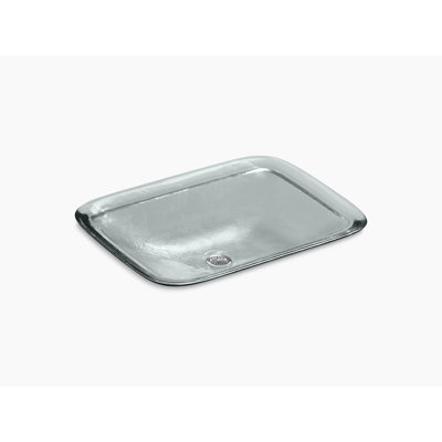 Lavabo de salle de bain rectangulaire en verre Kohler Inia, Artist Editions Artist Editions
