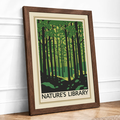 Nature's Library Vintage - Framed Print