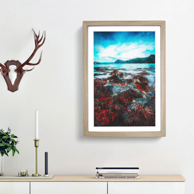 Hjorungavag in Norway - Framed Print