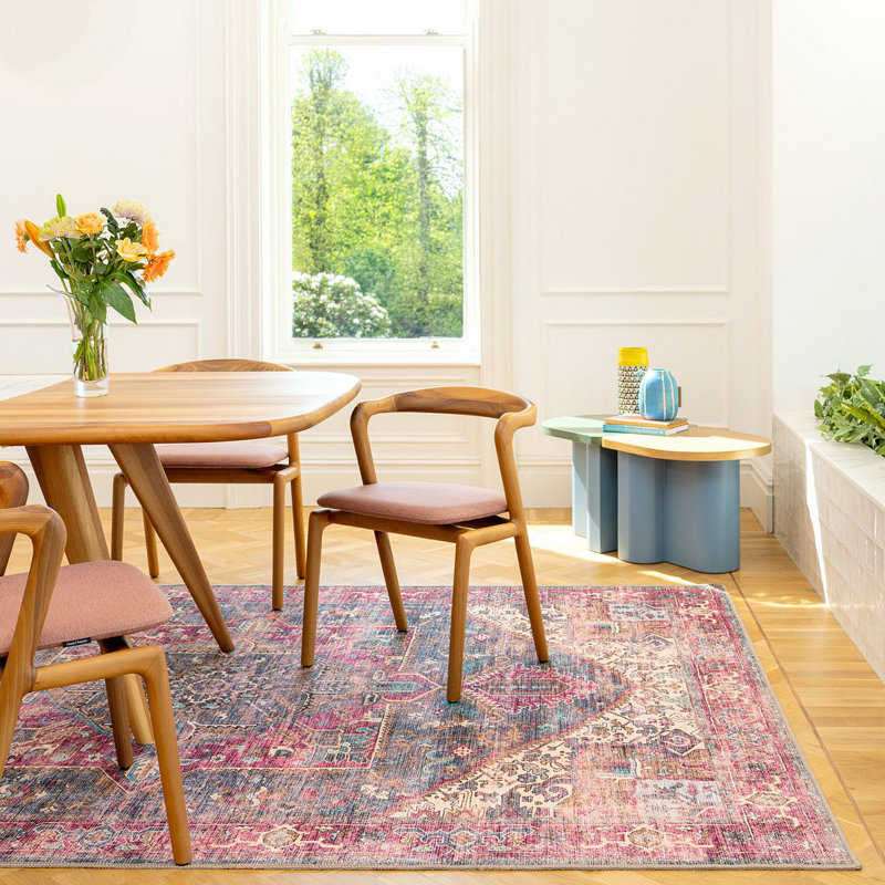 Vintage Look Area Rug, Rectangle 80 x 150 cm