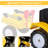 Ride On Excavator with Manual Control Bucket, No Power Ride on Tractor