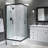 Palisade 78in x 36in x 36in Waterproof Vinyl Corner Shower Surround Kit with Accessories in Urban Fjord-103945547
