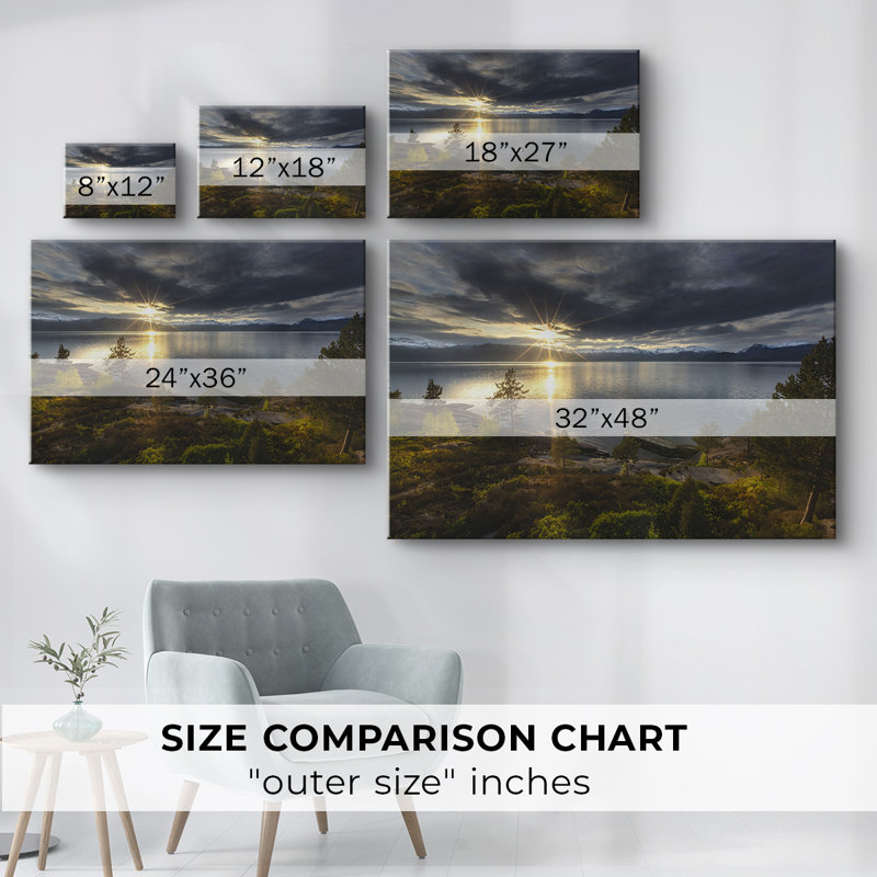 «Breaking Dawn» - galerie enveloppée Cavas, 18 x 27