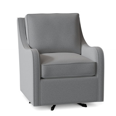 Koko 29" Wide Swivel Down Cushion Armchair by Braxton Culler
