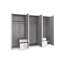 Aviva 6 Door Manufactured Wood Wardrobe-26881644