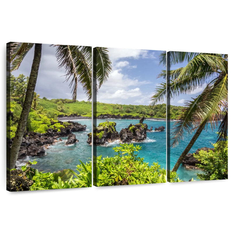 Plage Gillard Maui Island, H 36 po x l 57 po