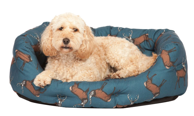 Cotton Pet Bed, 26 cm H x 64 cm W x 53 cm D