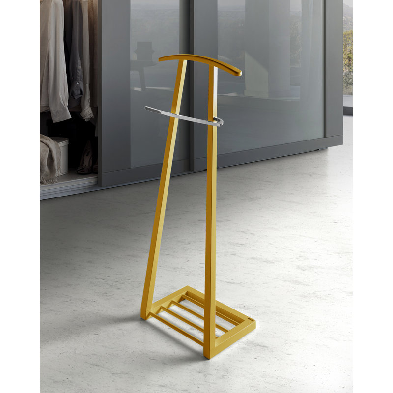 Solid Wood Freestanding Valet Stand, Ocean