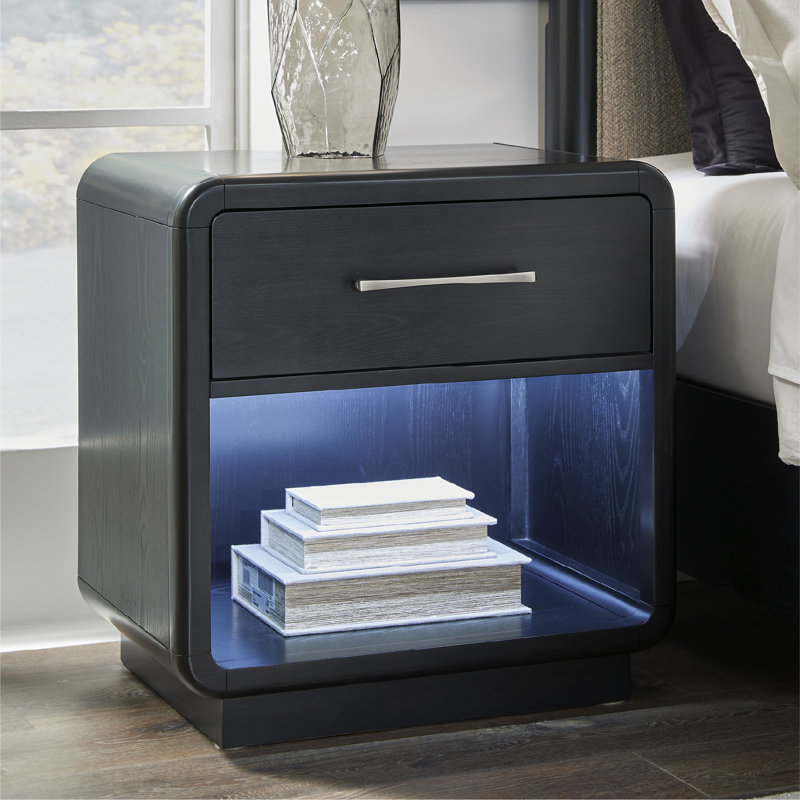 Rhoda 26'' W Solid Wood Nightstand