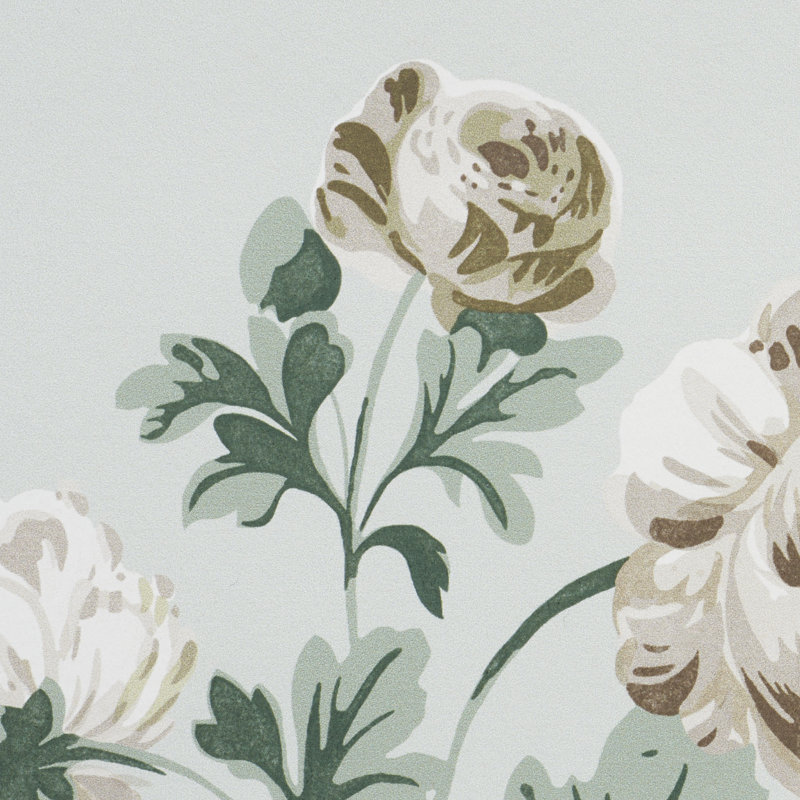 Papier peint Schumacher x Veere Grenney Betty, Céladon