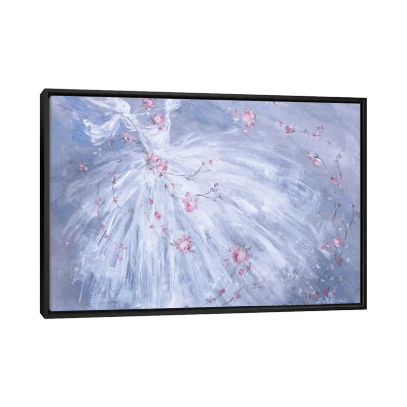 Danse de fleurs par Debi Coules - Impression sur toile tendue sur châssis, H 18 po x l 26 po x P 1,5 po, Pas de tapis