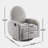 360 Swivel and Glider Recliner Chair-Almond-1749827623