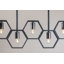 Arago 5 - Light Black Geometric Pendant