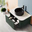 Meuble-lavabo moderne (avec meuble-lavabo et lavabo) avec rangement