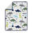 Mod Dinosaur 4 Piece Crib Bedding Set