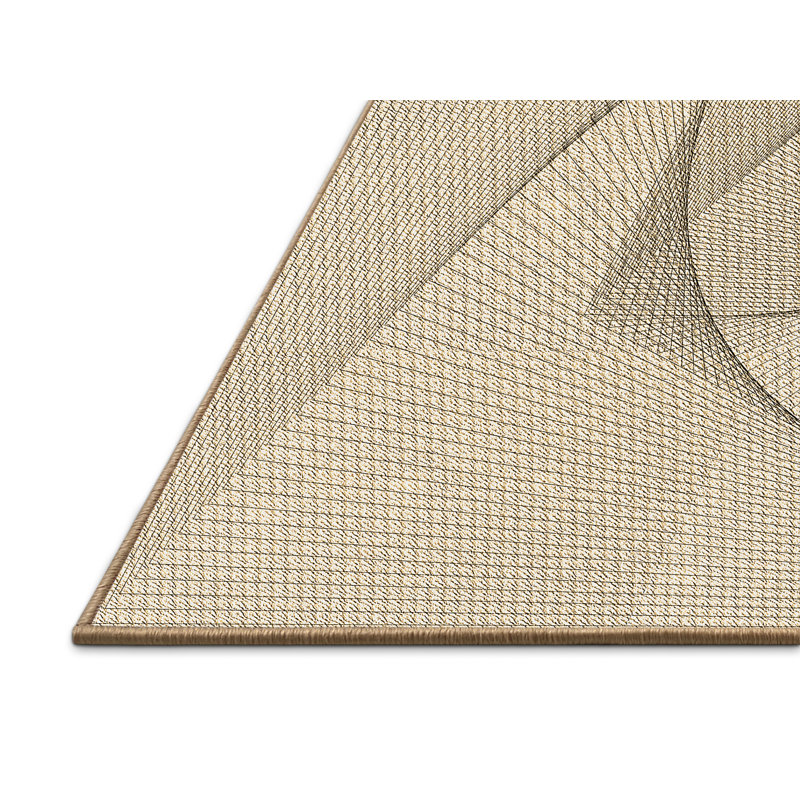 Abstract Indoor Rug, Runner 2' x 5'