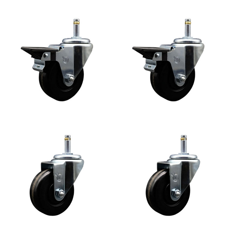 Phenolic Swivel Grip Ring Stem Caster