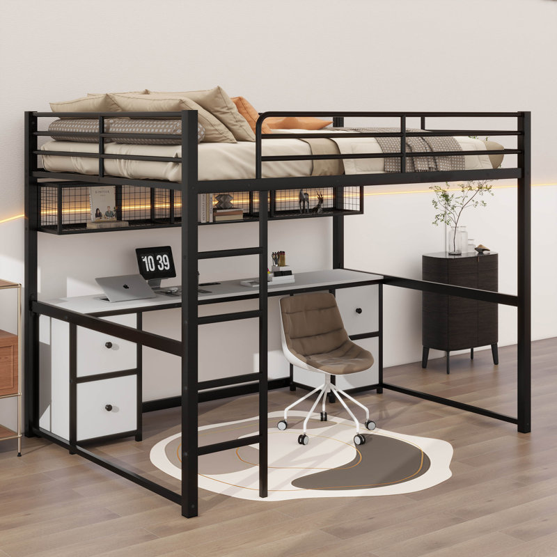 Lit pour enfant Atira, Noir