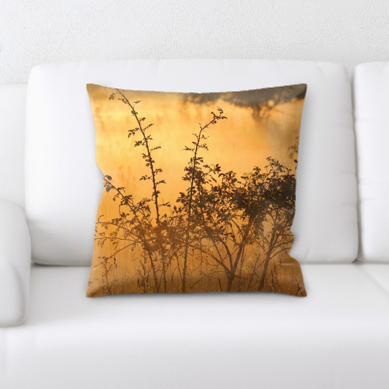Coussin décoratif paysage