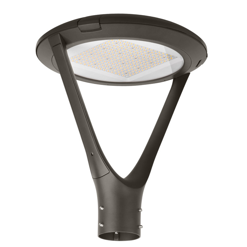 Éclairage DEL commercial sur poteau, puissance sélectionnable 125 W/105 W/76 W, 3 CCT, bronze foncé, Bronze foncé