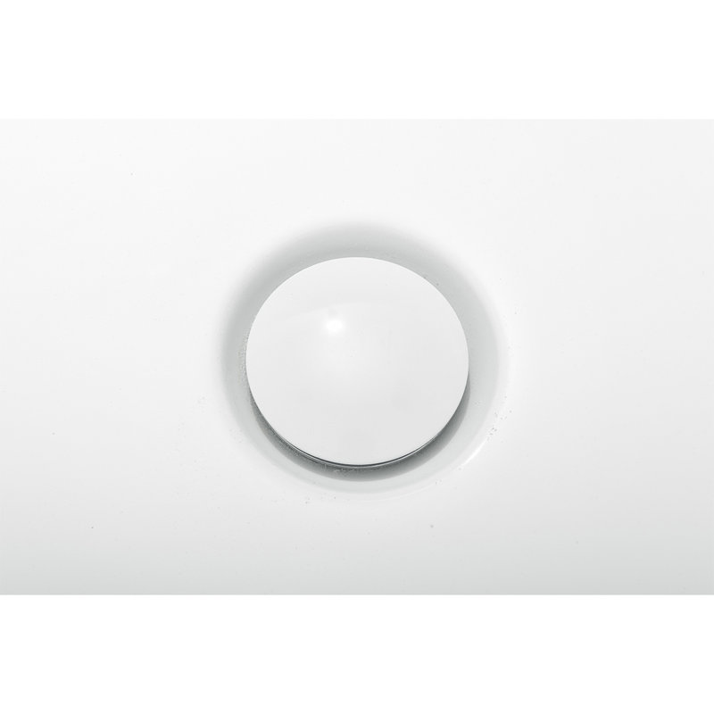 Mina 59.1'' White Acrylic Freestanding Soaking Bathtub