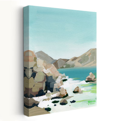 Rocky Coast - Coastal Landscapes Ocean Gray Blue Art