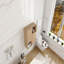 Armoire murale 24 po, porte à fermeture douce, convenant à une petite salle de bain, bureau, rangement, chêne d'origine (Kd-Packing) -12 * 2