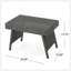 Table de collation en osier Salem